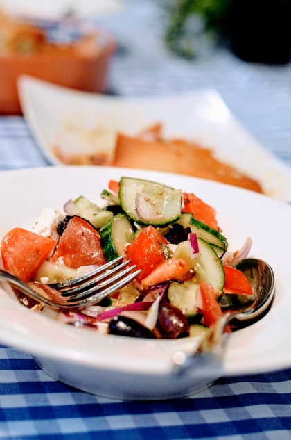 <img src="ana.jpg" alt="ana salad greek cookery class"/> 