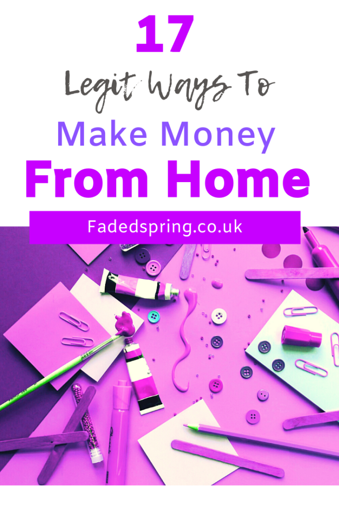 17 legit ways to make money from home faded spring