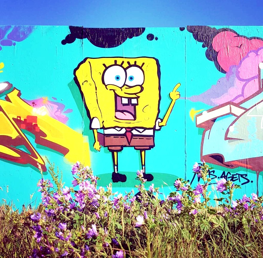<img src="brighton.jpg" alt="brighton street art spongebob "/> 