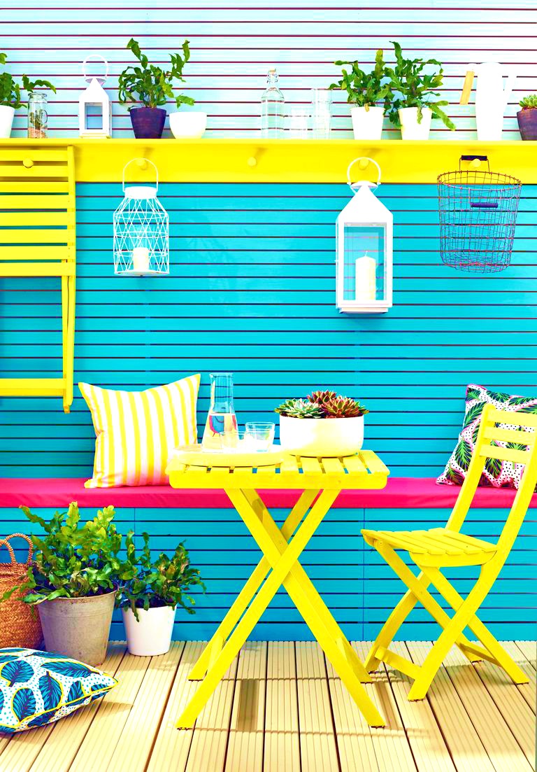 <img src="yellow.jpg" alt="yellow deckchairs how to add colour to your garden"/> 