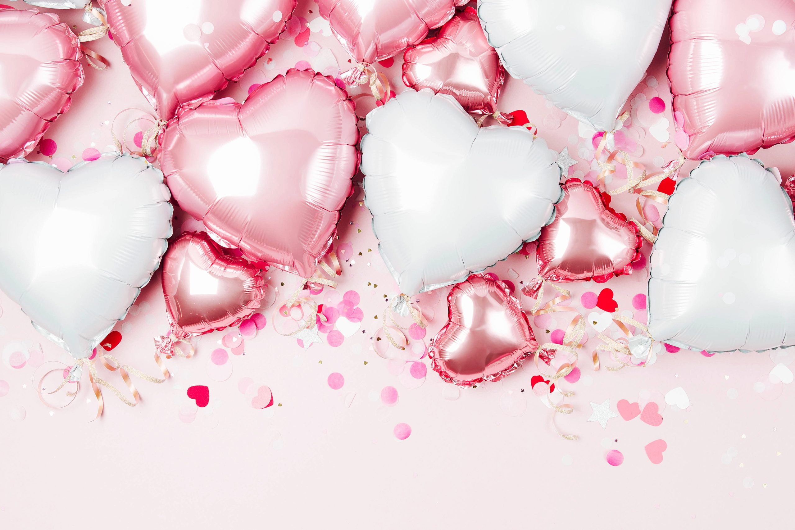 <img src="pink.jpg" alt="pink heart shaped balloons"/> 