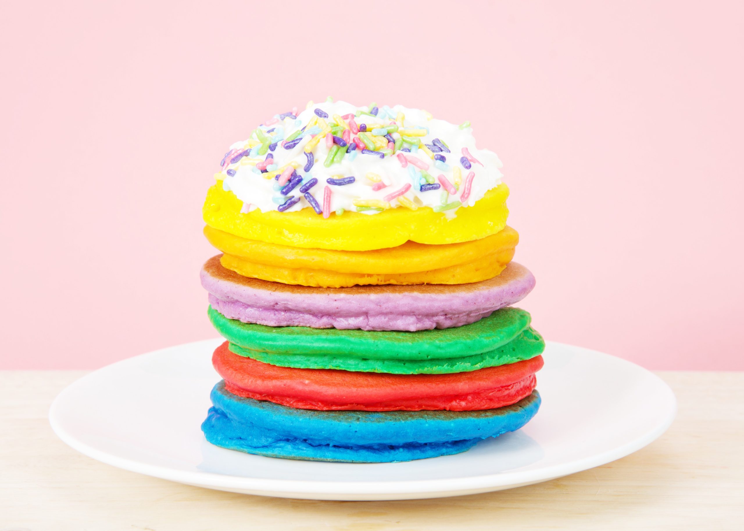 <img src="rainbow.jpg" alt="rainbow pancakes for valentine's day date ideas"/> 