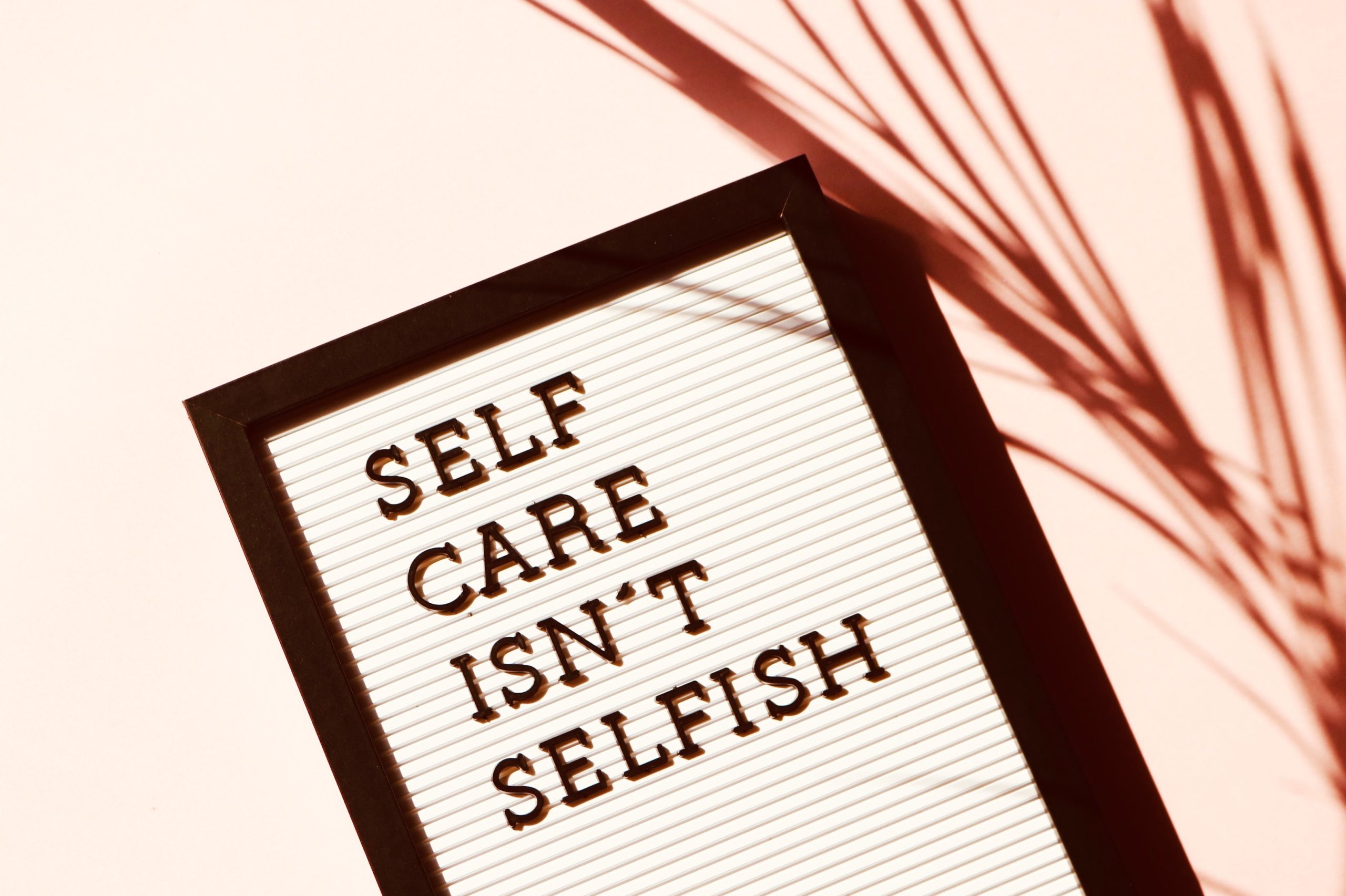 <img src="self.jpg" alt="self care isn't selfish board"/> 