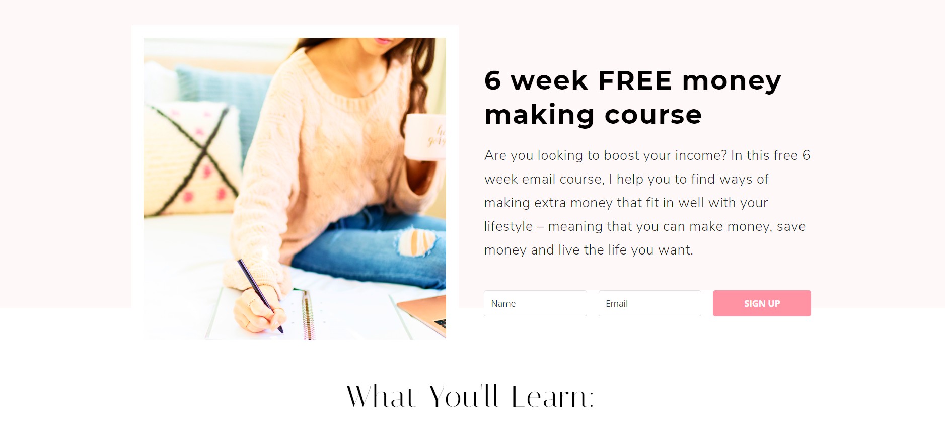 <img src="free.jpg" alt="free money online blogging courses for bloggers "/> 