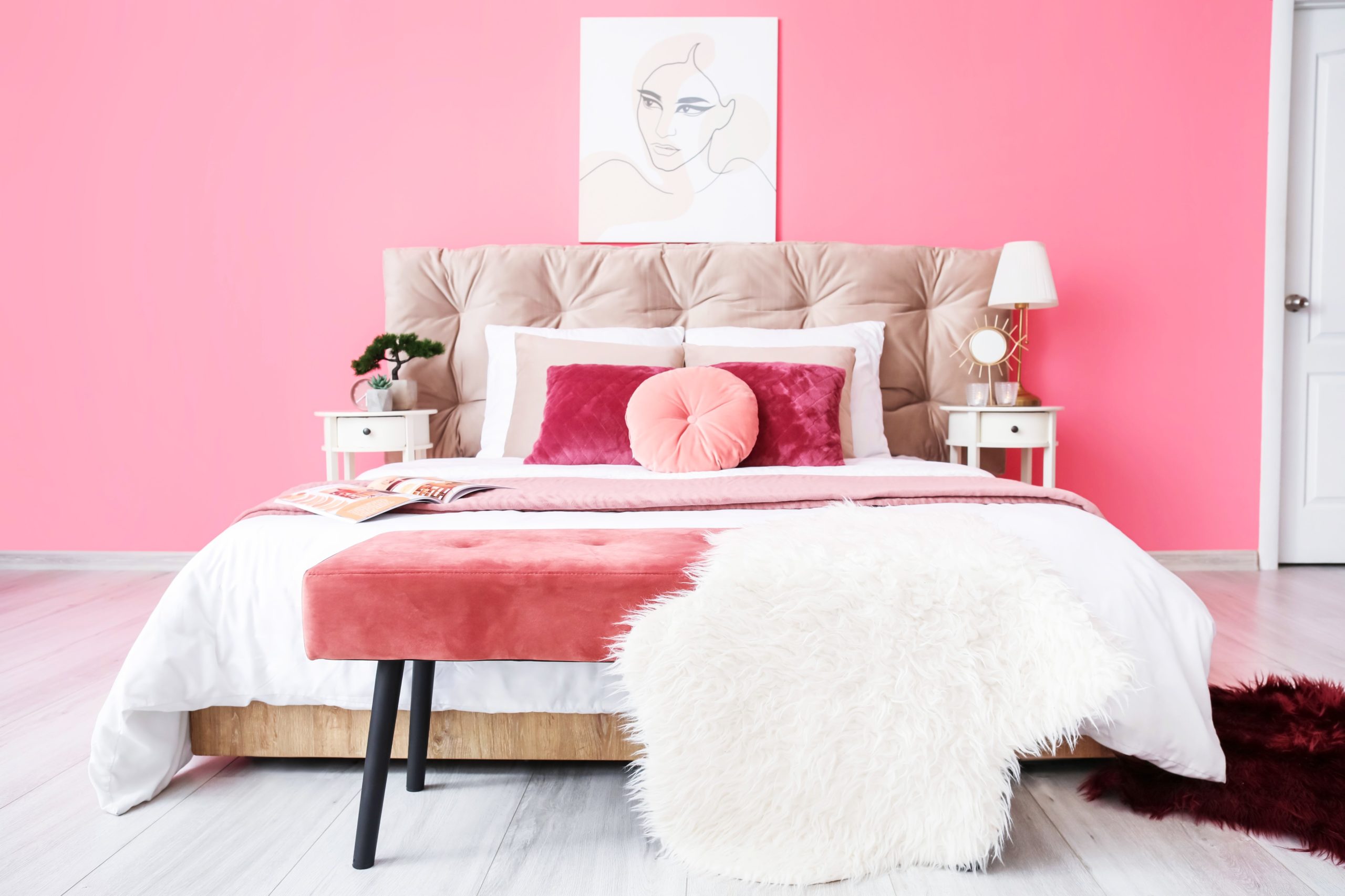 <img src="barbie.jpg" alt="barbie pink bedroom with art"/> 