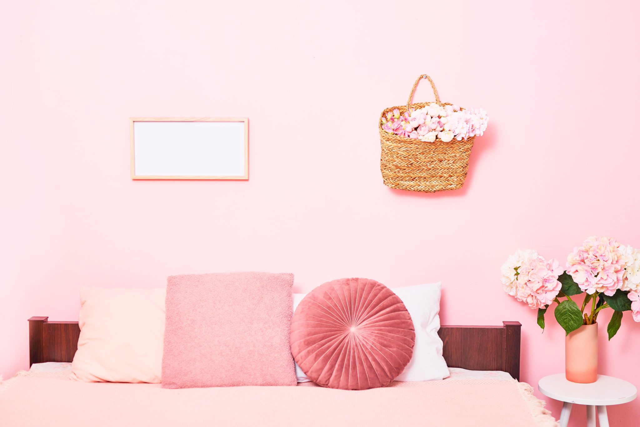 How To Style A Beautiful Pink Bedroom - Faded Spring