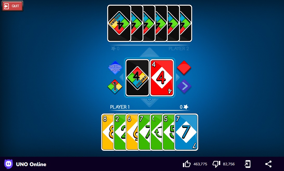 UNO ONLINE free online game on