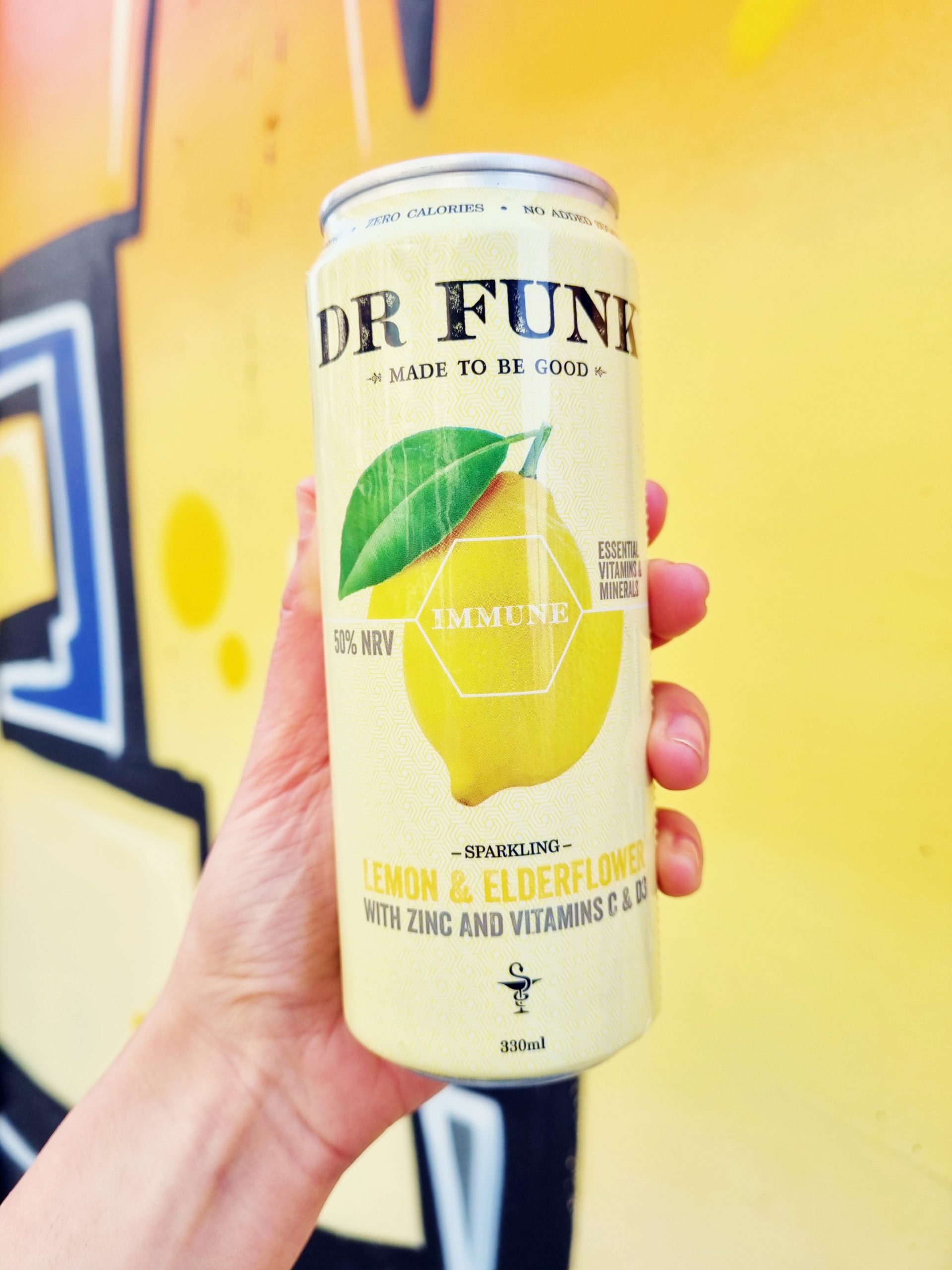 <img src="dr.jpg" alt="dr funk lemon sparkling water colourful veganuary"/> 