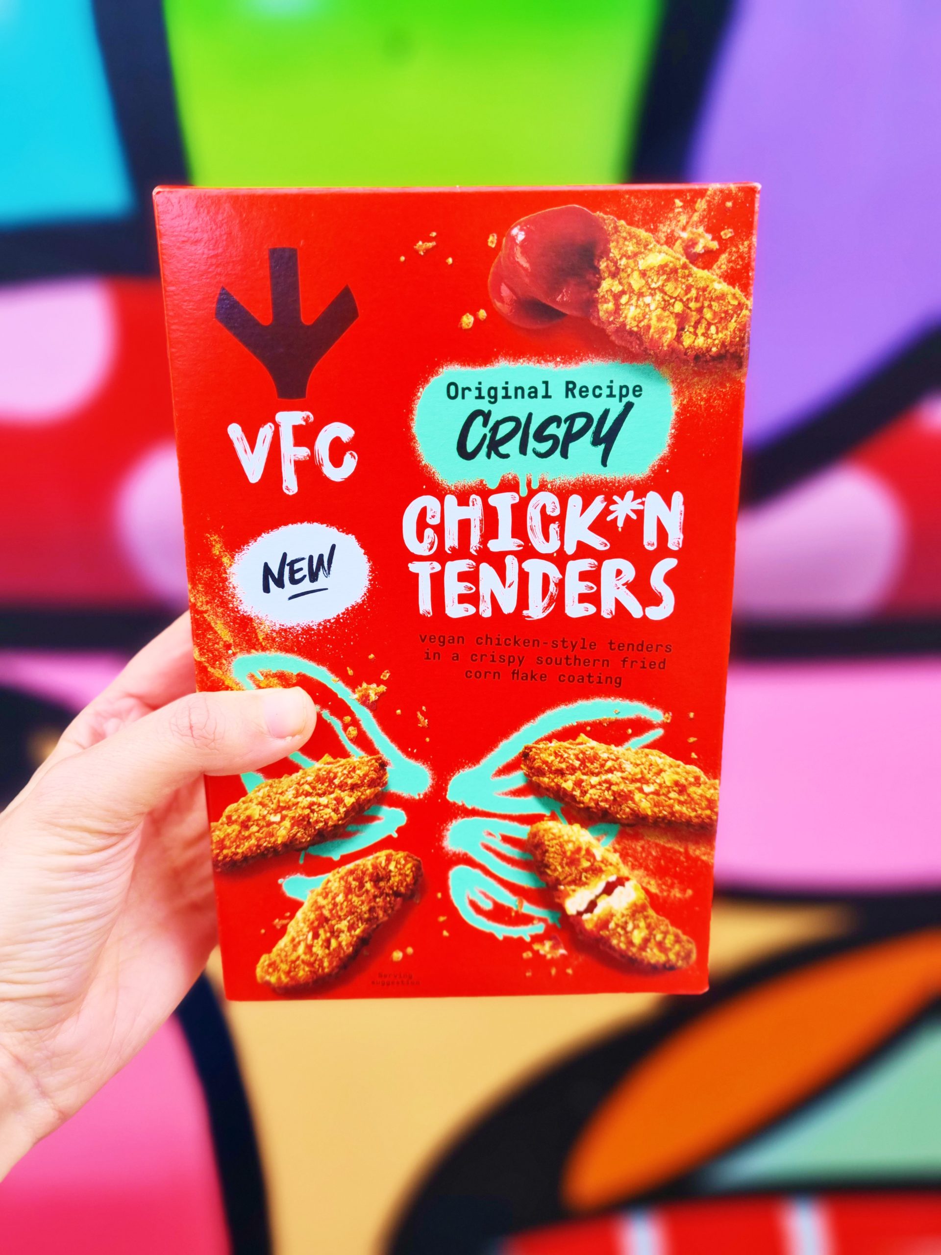 <img src=VFC.jpg" alt="VFC crispy vegan chicken tenders"/> 