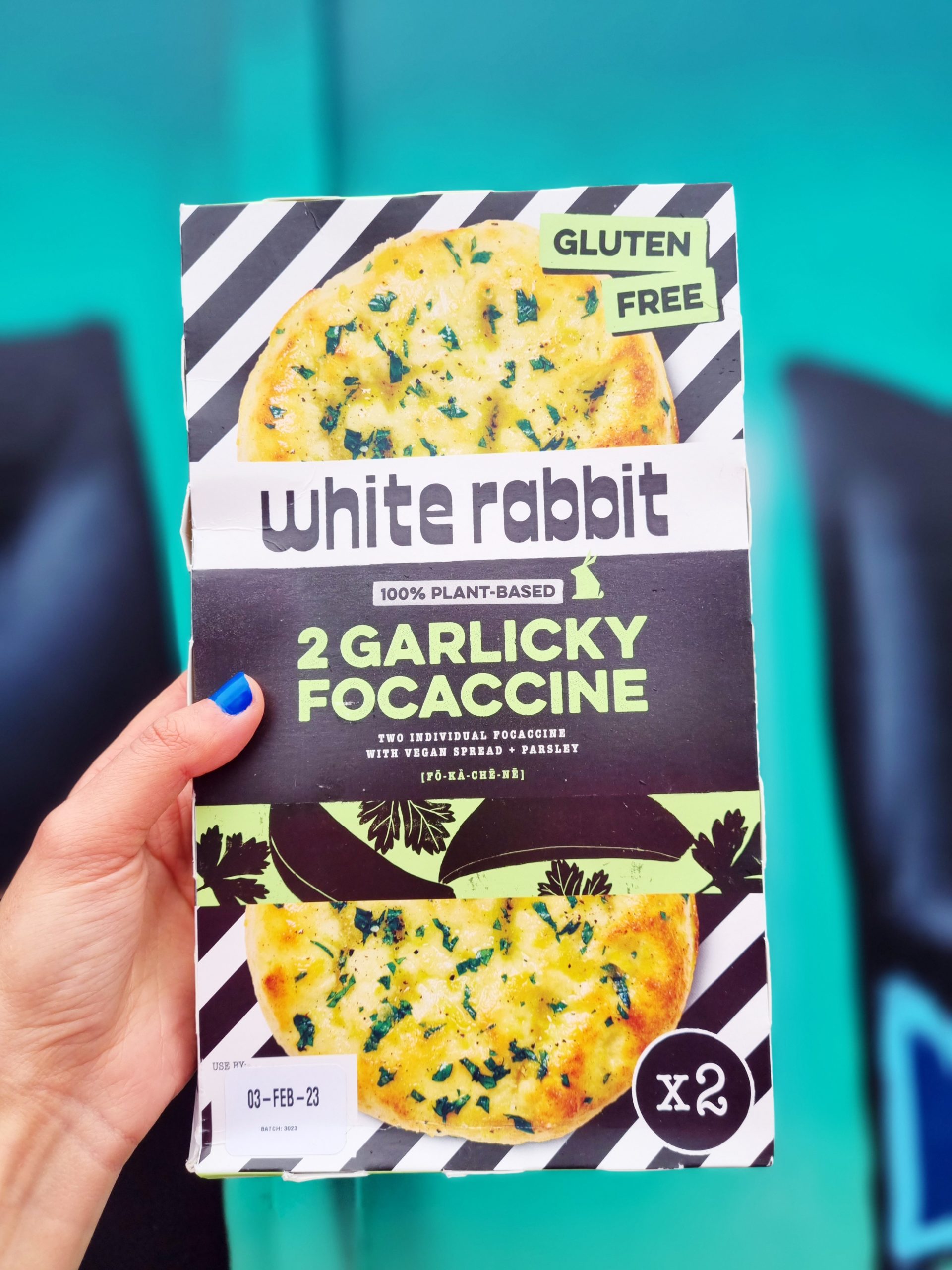 <img src="vegan.jpg" alt="vegan white rabbit garlic foccaine"/> 
