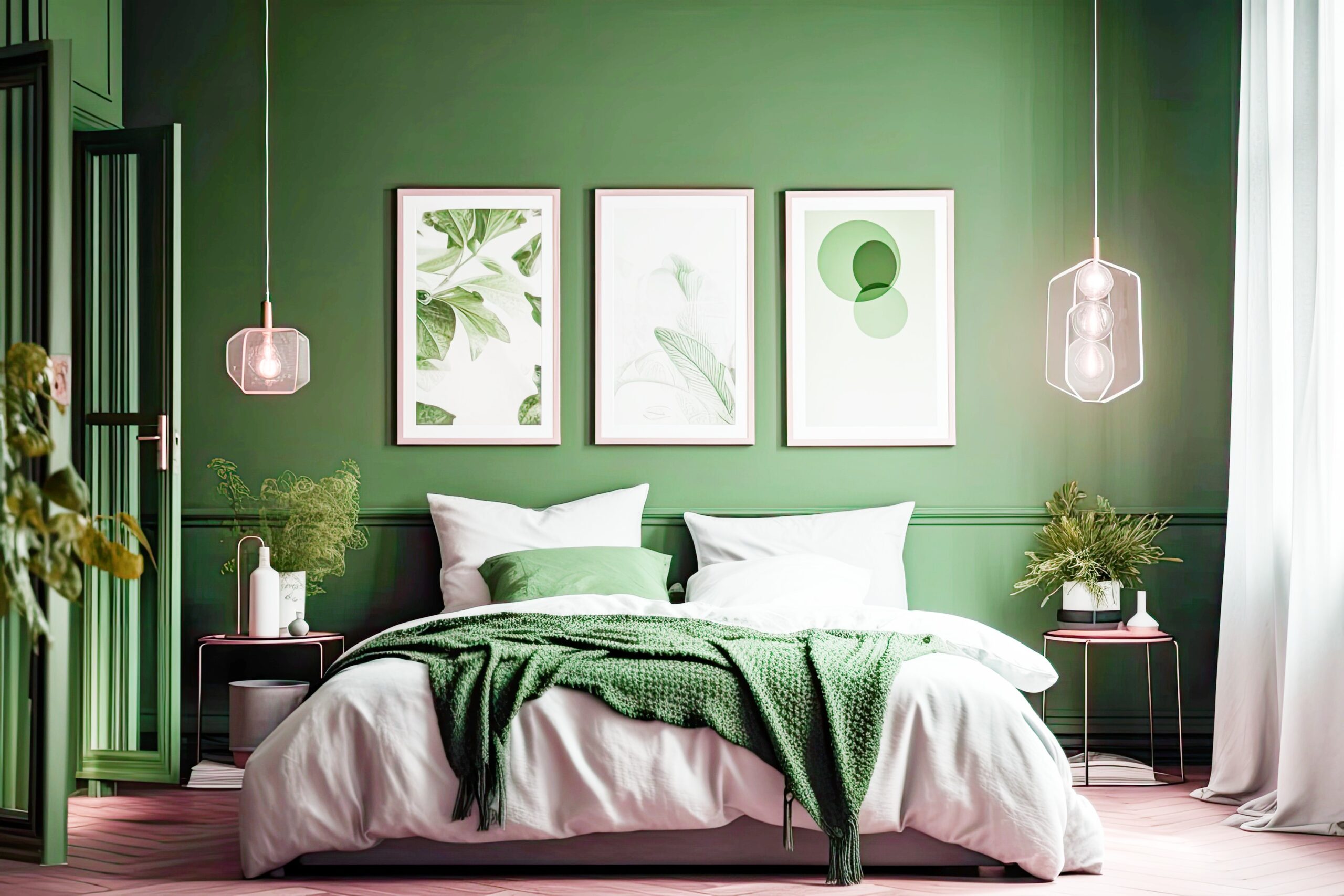 <img src="green.jpg" alt="green themed cozy autumn bedroom/>