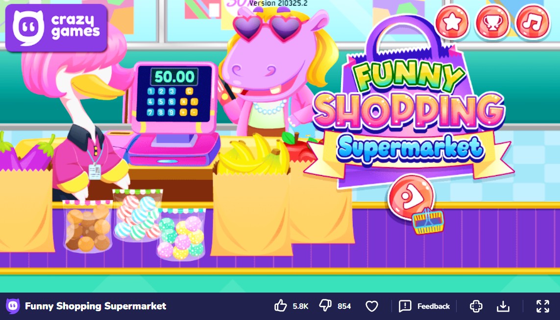 FUNNY SHOPPING SUPERMARKET - Play Online for Free!