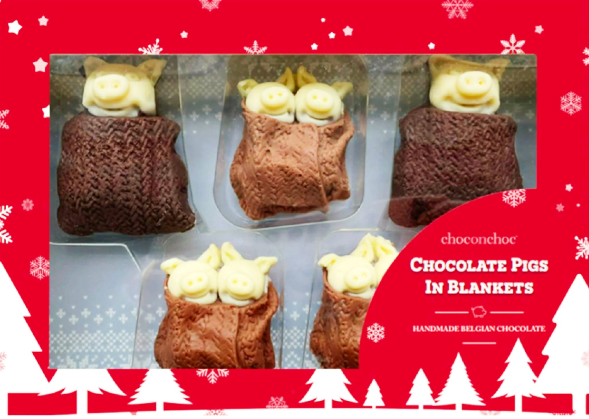 <img src="chocolate.jpg" alt="chocolate pigs in blankets budget friendly christmas"/>