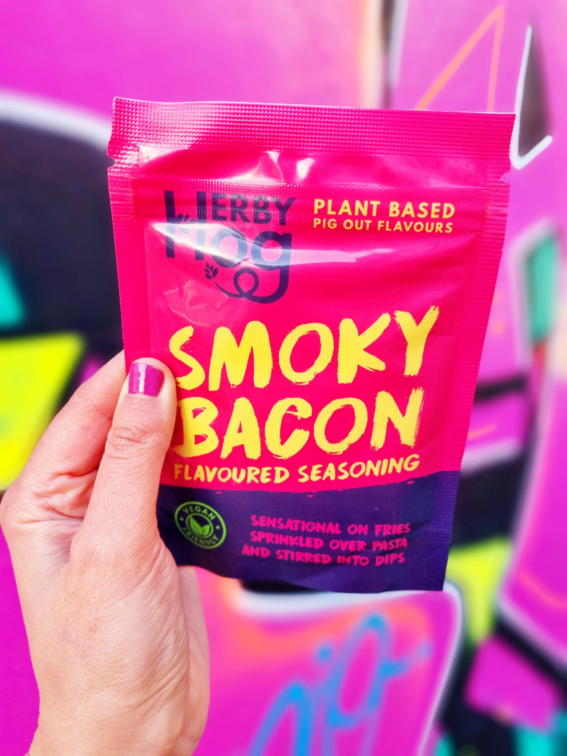<img src="herby.jpg" alt="herby hog smoky bacon seasoning vegan"/> 