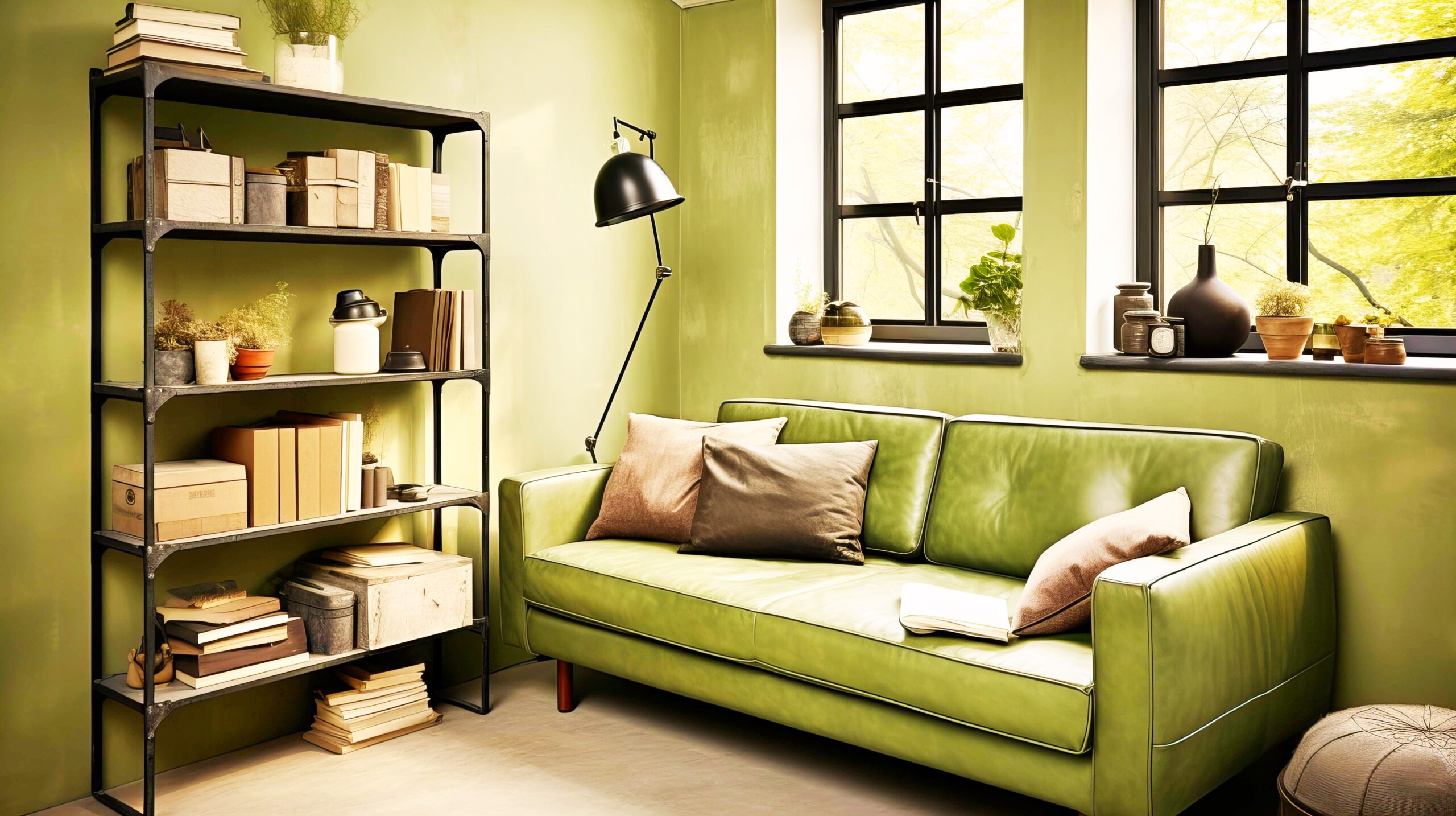 <img src="green.jpg" alt="green reading nook in bedroom"/>