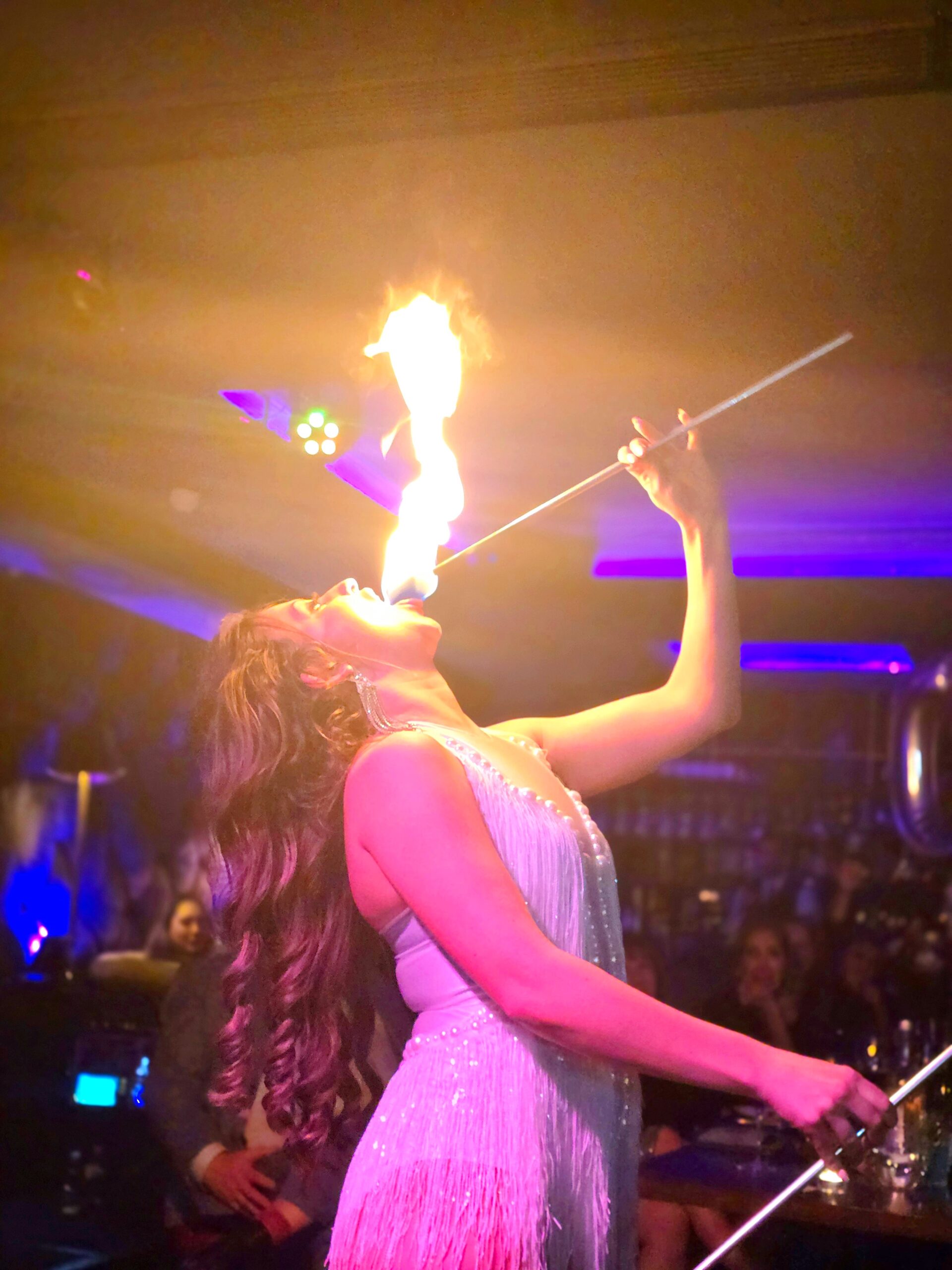 <img src="fireeater.jpg" alt="fireeater at kibele restaurant"/>