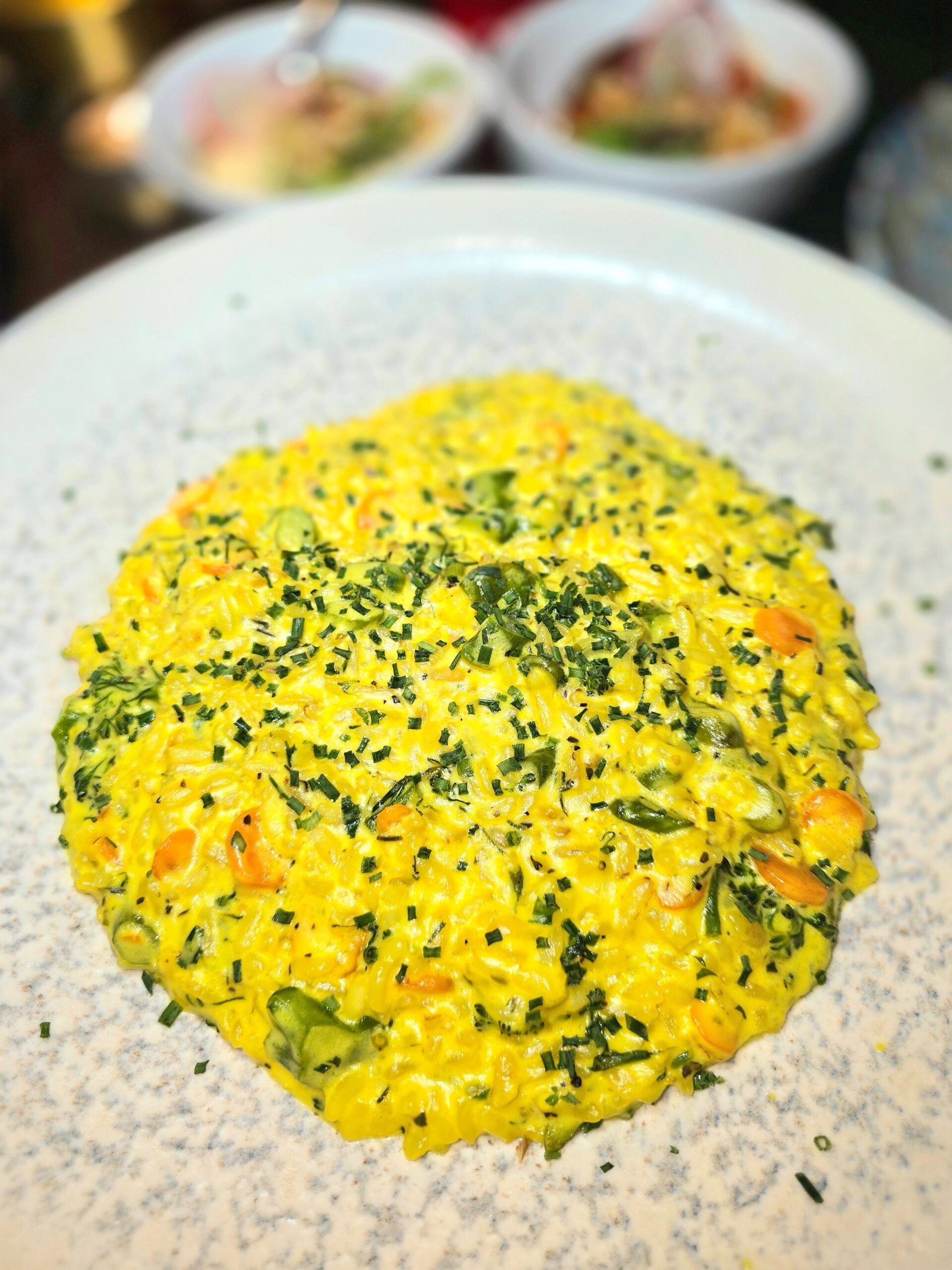 <img src="saffron.jpg" alt="saffron asaparagus risotto"/>