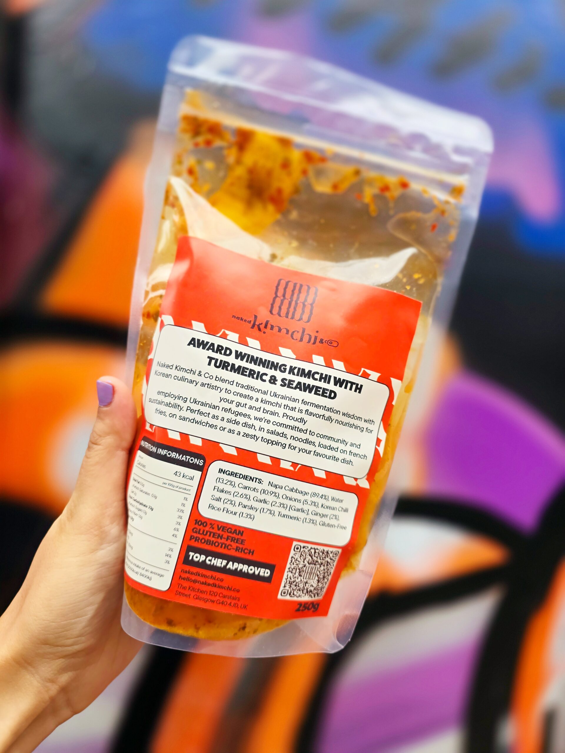 <img src="tumeric.jpg" alt="tumeric and seaweed kimchi"/>