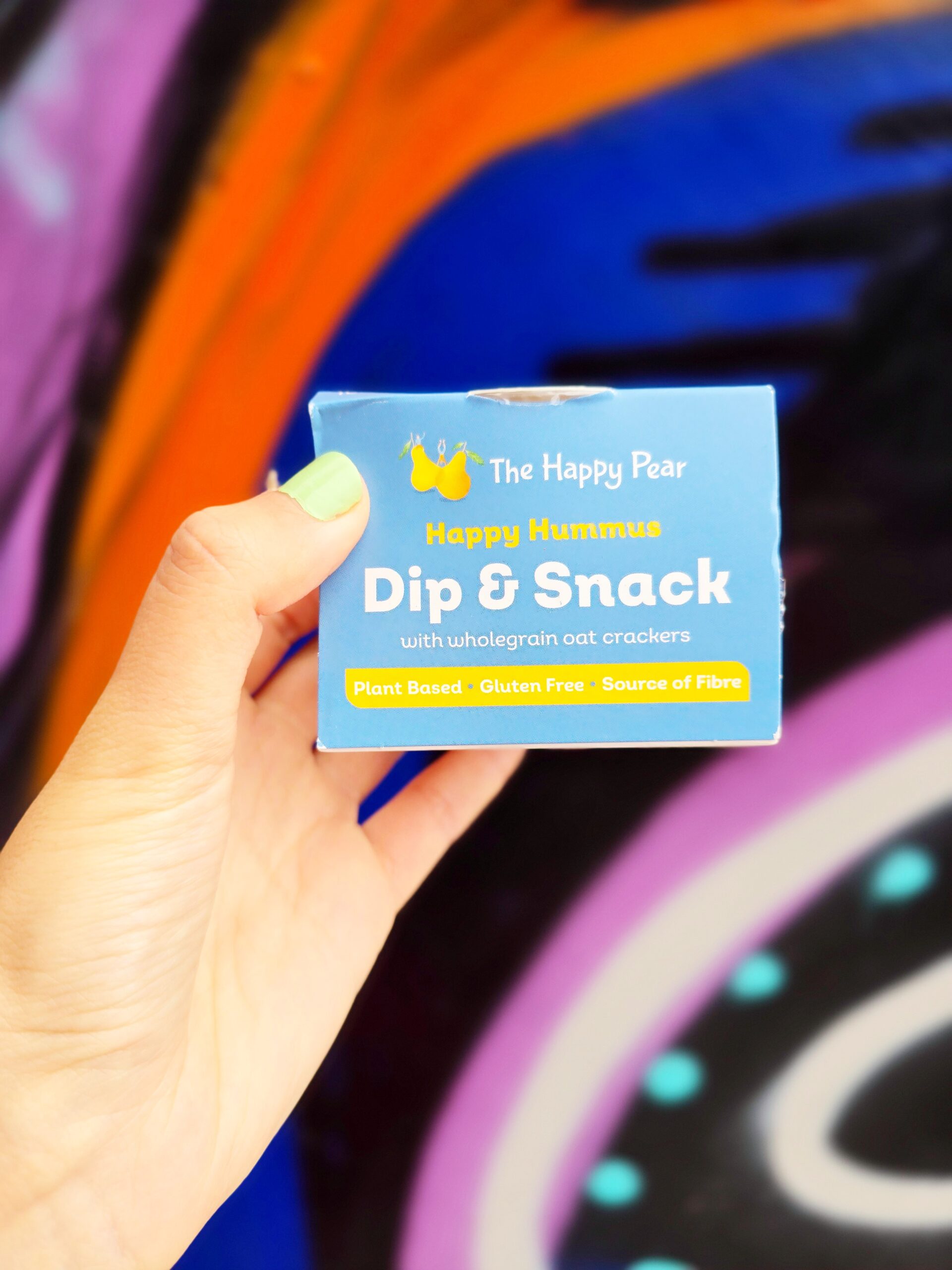 <img src="happy.jpg" alt="happy pear hummus snack pot"/> 