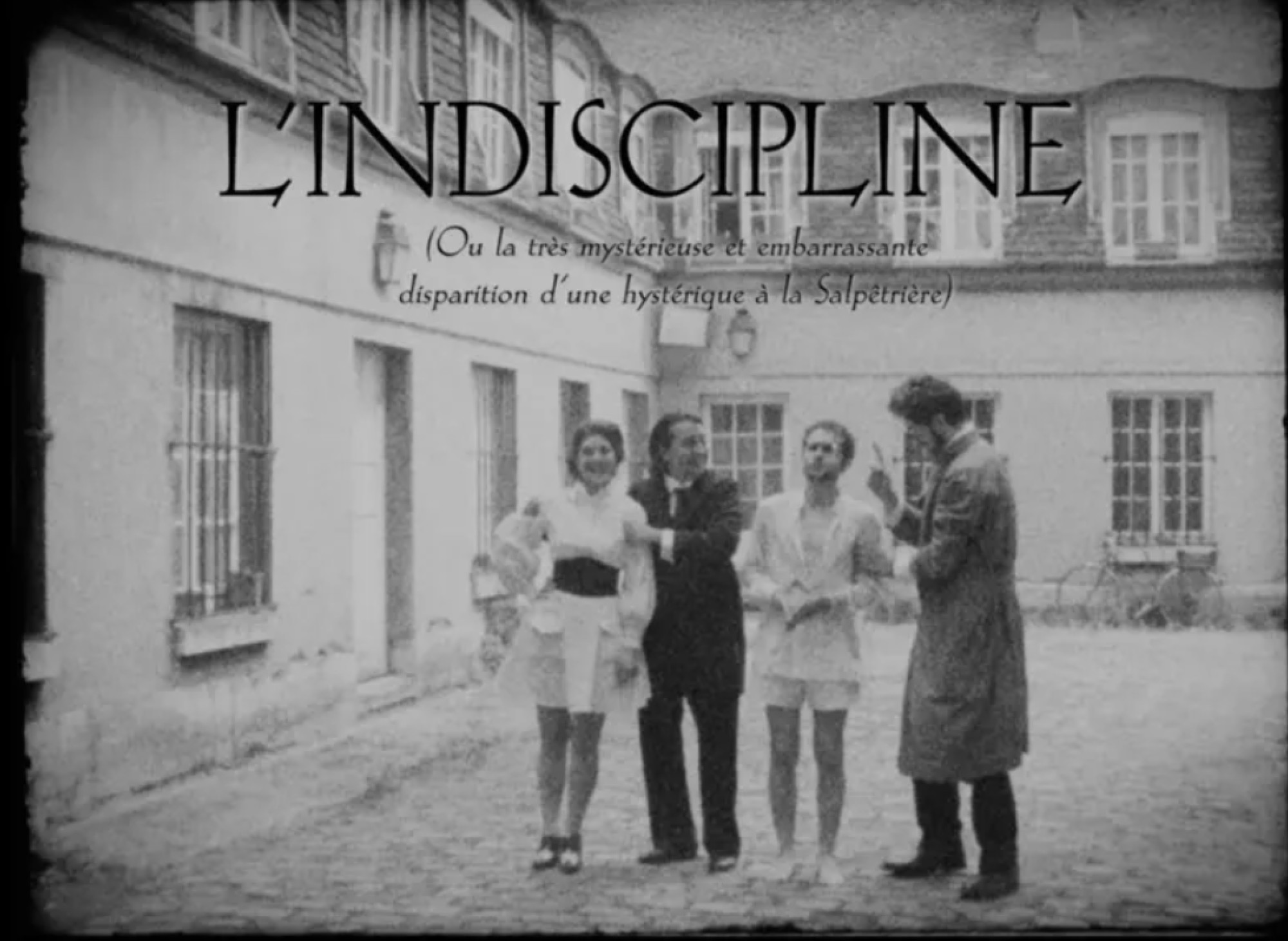 <img src="l'indiscipline.jpg" alt="l'indiscipline theatre show poster/>