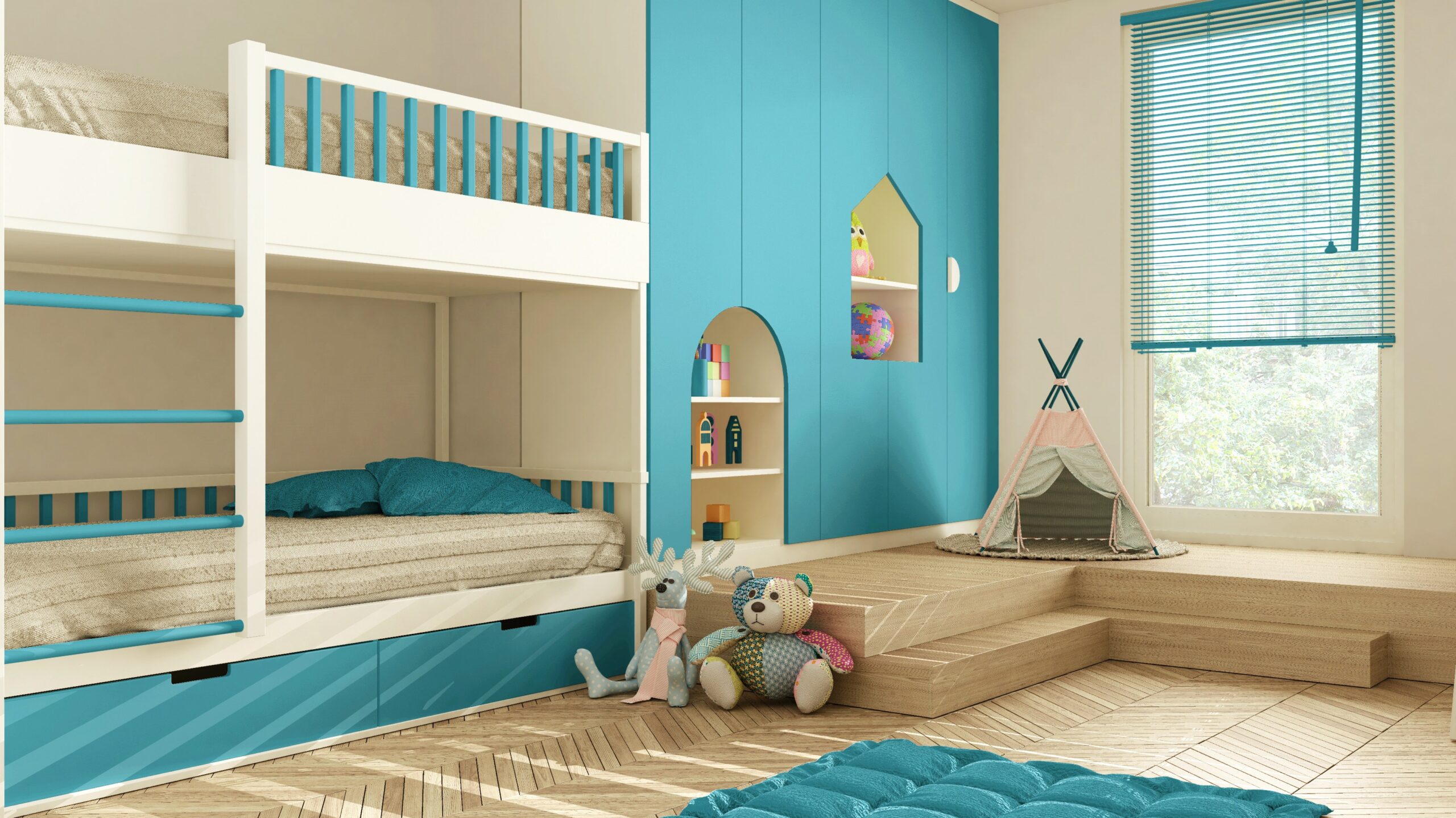 <img src="blue.jpg" alt="blue bedroom with herringbone flooring"/> 
